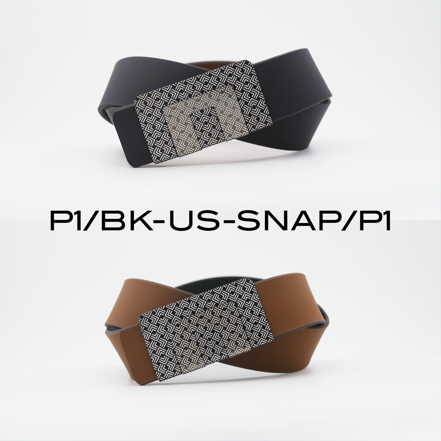 MIN BELT - BLACK P1 BUCKLE, USUAL STRAP